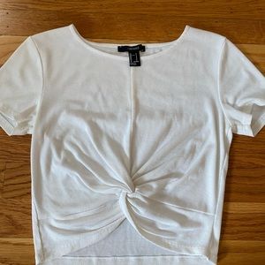 Forever 21 cropped tee shirt and tank